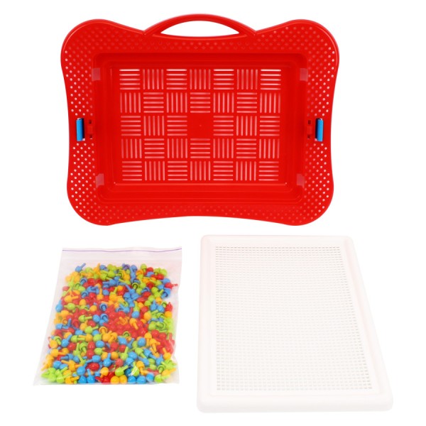 Мозаика 4 ТехноК (арт. 3367) на 340 деталей в удобном пенале-саквояже для детей от 5 лет