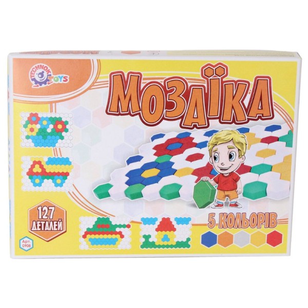 Мозаика для малышей 127 элементов (20мм) 0908