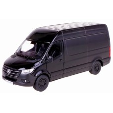 Металлическая машинка Kinsmart 1:48 Mercedes-Benz Sprinter KT5426W, инерционная в коробке / Цвет ЧЕРНЫЙ