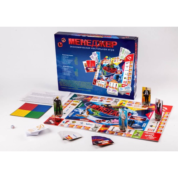 Настольная экономическая игра "Менеджер" DTG7-UA