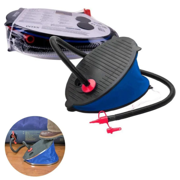 Насос ножний Intex 69611 для матраців, басейнів, човнів, 3 л
