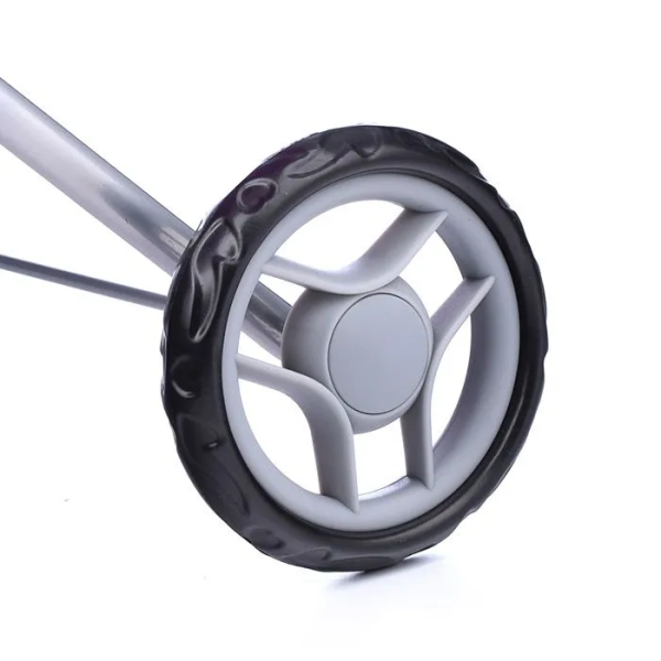 Коляска для кукол Melobo (Melogo) металлическая складная прогулочная с капюшоном, малиновая (9308-2)