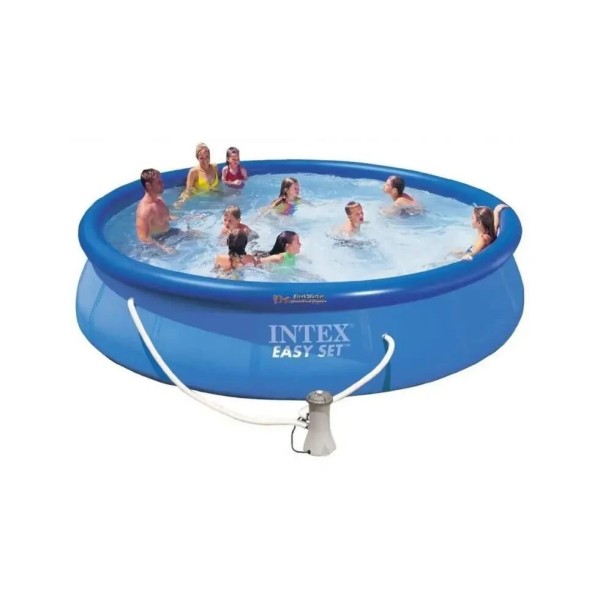 Бассейн надувной Intex 28132 NP (1) фильтр-насос, размером 366x76 см, объем: 5621 л.
