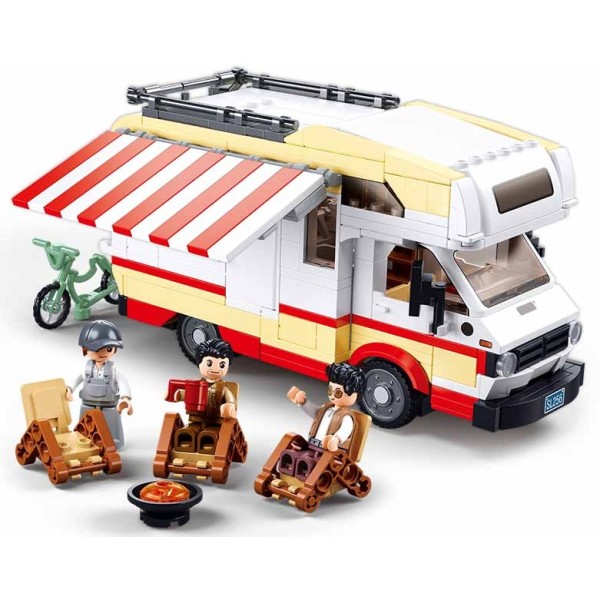 Конструктор Sluban Автобус/Кемпер 506 деталей M38-B1193