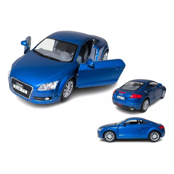 Машинка Kinsmart Audi TT Coupe 1:32 інерційна, синій, металева