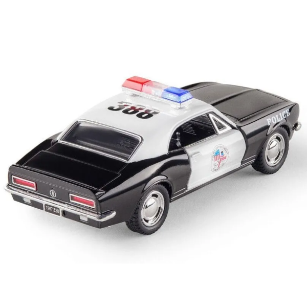 Машинка металлическая Kinsmart KT5341WP 1:37 1967 Chevrolet Camaro Z/28 Police инерционная, двери открываются / Полиция