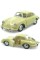 Машинка металлическая Porsche 356 B Carrera 2 Kinsmart 1:32 инерционная KT5398W цвет бежевый