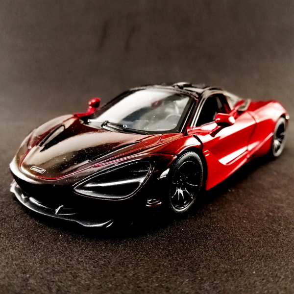 Машинка металева Kinsmart KT5403WG 1:36 McLaren MSO 720S інерційна, двері відчиняються / Червоний