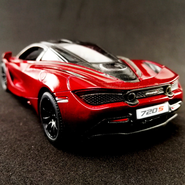 Машинка металева Kinsmart KT5403WG 1:36 McLaren MSO 720S інерційна, двері відчиняються / Червоний