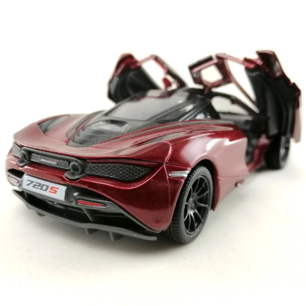 Машинка металева Kinsmart KT5403WG 1:36 McLaren MSO 720S інерційна, двері відчиняються / Червоний