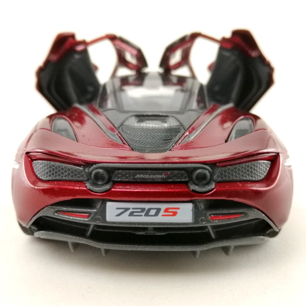 Машинка металева Kinsmart KT5403WG 1:36 McLaren MSO 720S інерційна, двері відчиняються / Червоний