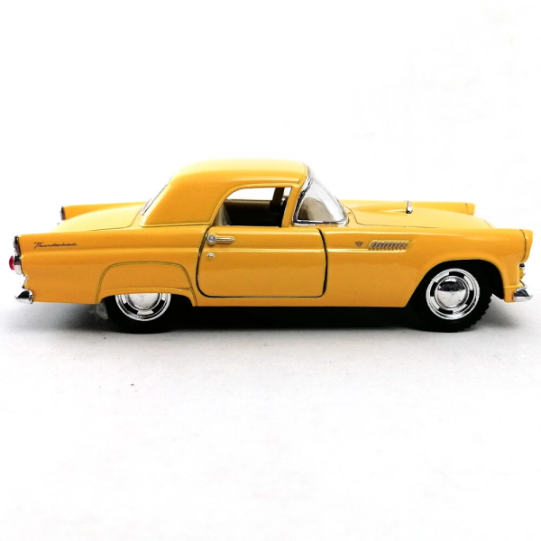 Машинка металева Kinsmart 1:36 1955 Ford Thunderbird KT5319W інерційна, двері відчиняються / Жовтий