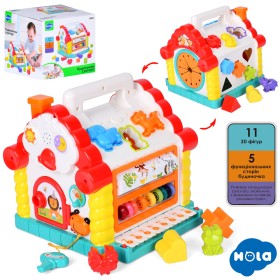 Развивающий Дом Сортировщик Фигур с Музыкой и Светом HOLA 9196