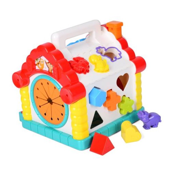 Развивающий Дом Сортировщик Фигур с Музыкой и Светом HOLA 9196