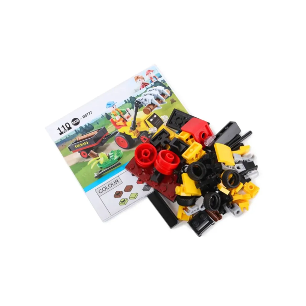 Конструктор SLUBAN Фермерський трактор із причепом M38-B0777