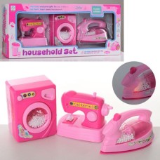 Ігровий Набір побутової техніки ZM3301 швейна/пральна машинка, праска