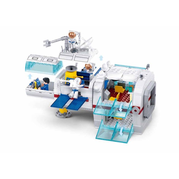 Конструктор Sluban SPACE Космический корабль 502 детали M38-B1201