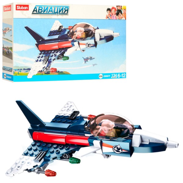 Конструктор Sluban Самолет 134 детали M38-B0667F