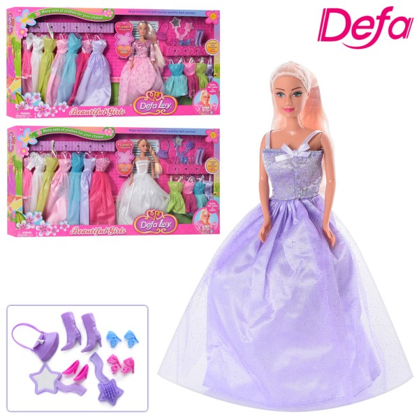 Кукла Defa Lucy с коллекцией стильных нарядов (8027)