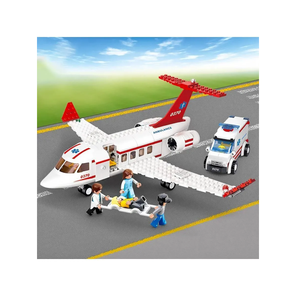 Конструктор Sluban Авіація Швидка допомога 335 деталей M38-B0370