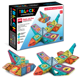 Конструктор iBlock Магнитный 98 деталей (PL-921-247)