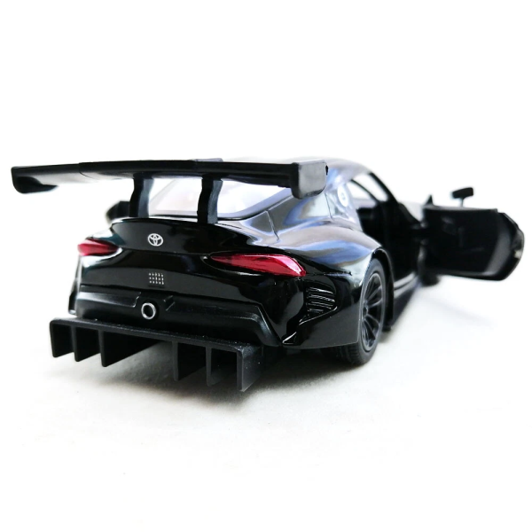Машинка металева Kinsmart 1:36 Toyota GR Supra Racing Concept KT5421W інерційна, двері відчиняються / Чорний