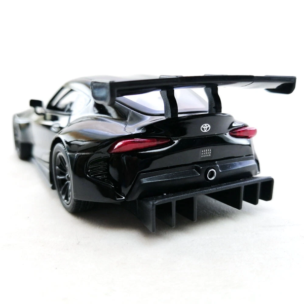 Машинка металева Kinsmart 1:36 Toyota GR Supra Racing Concept KT5421W інерційна, двері відчиняються / Чорний
