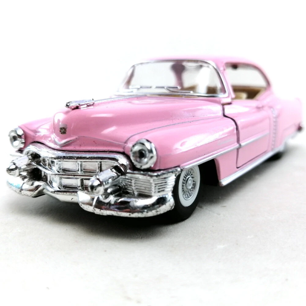 Металева машинка Kinsmart 1953 Cadillac Series 62 Coupe 1:43 (KT5339W) колір Рожевий