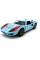 Машинка металева Kinsmart 1:32 1966 Ford GT40 MKII KT5427WF інерційна, двері відчиняються / Блакитний