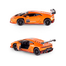 Машинка металева Kinsmart 1:36 Lamborghini Huracan LP620-2 KT5389W інерційна, двері відчиняються / Помаранчева