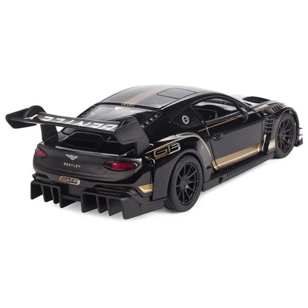 Металлическая машинка Kinsmart 1:38 "Bentley Continental GT3" инерционная, Черная, KT5417W