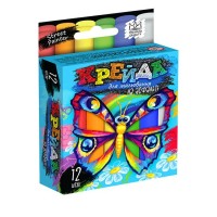 Крейда для малювання на асфальті тонка 12 шт MEL-02-03U