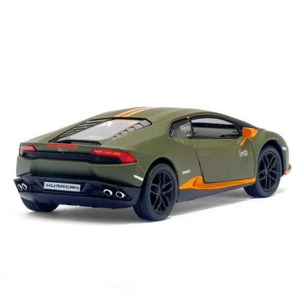 Машинка металева Kinsmart 1:36 Lamborghini Huracán LP610-4 Avio (інерційна, болотяний) KT5401W