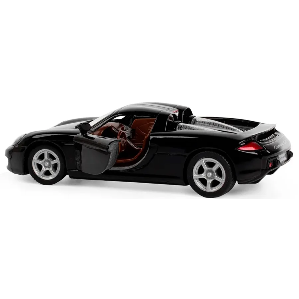 Машинка металева Kinsmart 1:36 Porsche Carrera GT (інерційна, відкриваються двері, чорна KT5081W)