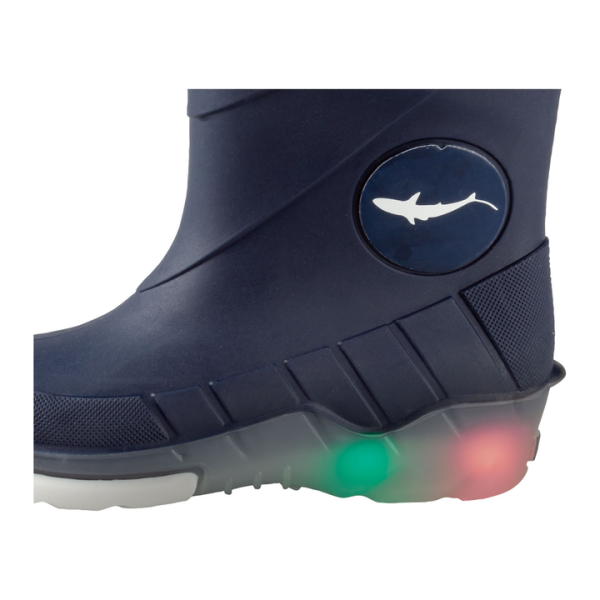 Гумові чоботи з підсвічуванням для хлопчика Lupilu 3M Scotchlite™ 24-25 темно-синій