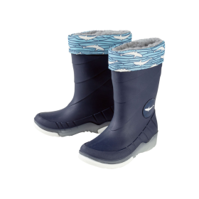 Резиновые сапоги с подсветкой для мальчика Lupilu 3M Scotchlite™ 24-25 темно-синий