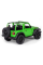 Машинка металева Kinsmart 1:34 2018 Jeep Wrangler KT5412WA інерційна, двері відчиняються / Зелений з відкритим верхом