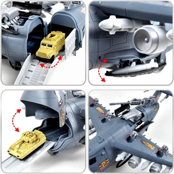 Іграшковий набір Військовий Літак та Бойові Машинки P936-A