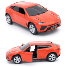 Машинка металлическая Kinsmart 1:38 Lamborghini Urus KT5368W инерционная, двери открываются / Оранжевый