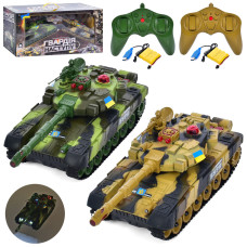 Набір радіокерованих танків LimoToy M 5525 (2 шт), танковий бій, 31 см