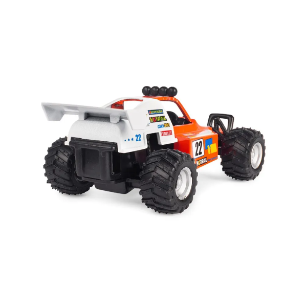 Машинка металлическая гоночная Kinsmart KinsFun 1:32 Turbo Buggy с пилотом инерционная / Оранжевый KS5106W