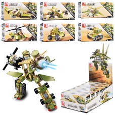 Конструктор Sluban M38-B0636 Армія: Робот-Трансформер (6в1, 448 деталей)