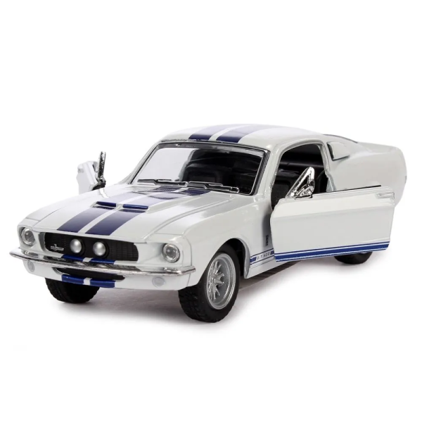 Модель машины Kinsmart 1:38 "1967 Shelby GT-500", инерционная, металл KT5372W / Белая