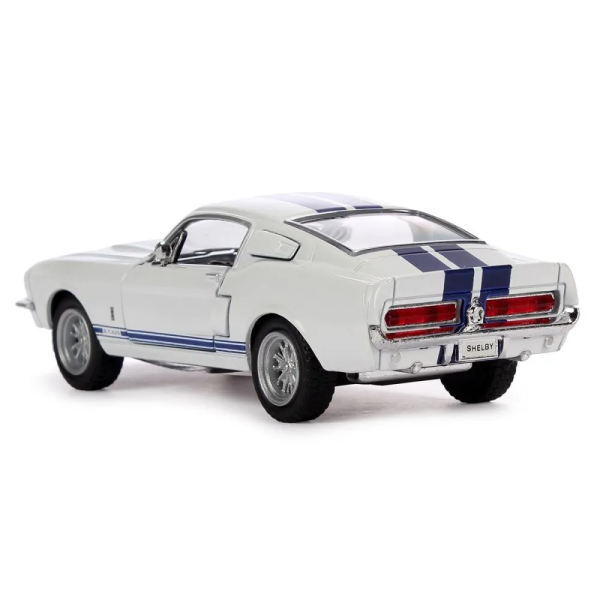 Модель машины Kinsmart 1:38 "1967 Shelby GT-500", инерционная, металл KT5372W / Белая