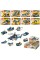 Конструктор Qman полиция, транспорт, 8в1, 8шт (8 видов) 1801
