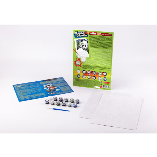 Набір для творчості "Картина за номерами" KN-03-01 297 × 210 Панди