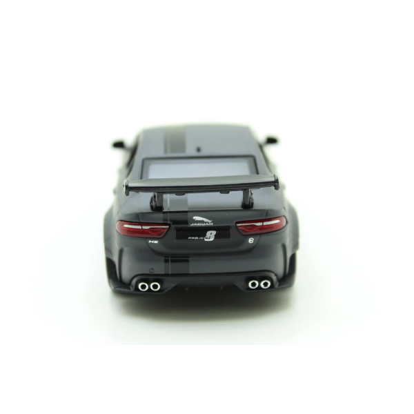 Металлическая машинка Kinsmart 1:38 Jaguar SV Project 8 Livery Edition KT5416WF, инерционная / Серый