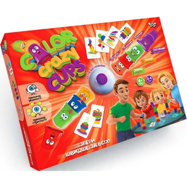 Настольная развлекательная игра Color Crazy Cups CCC-01-01U