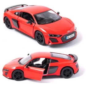 Металлическая машинка Kinsmart 1:36 2020 Audi R8 Coupe, инерционная, Красная, KT5422W
