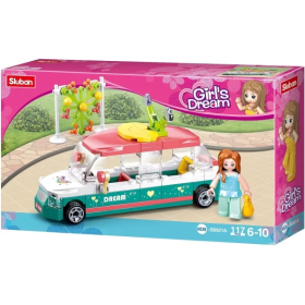 Конструктор Sluban Girls Dream M38-B0921A Лимузин, 117 деталей, 1 фигурка